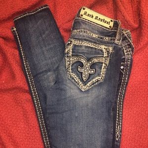 Rock revival skinny jeans